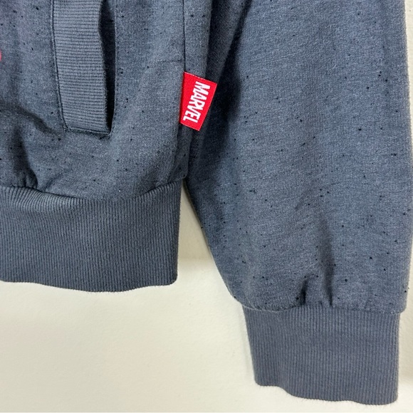 DISNEY Mens Marvel Comics Hulk Ironman Cpt America Zip Hoodie Sweatshirt, Size S - Picture 5 of 10